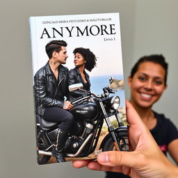 Book cover featuring the title 'ANYMORE' at the top, with 'Gonçalo Meira Feiticeiro' above it