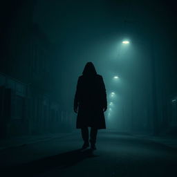 A mysterious and atmospheric scene depicting urban legends