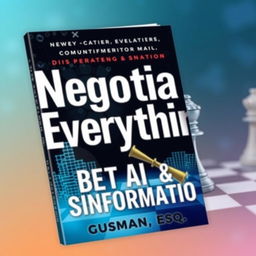 A dynamic representation of the book 'Negotiate Everything, Beat AI & Disinformation' by Gusman, Esq