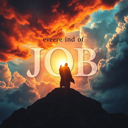 A vibrant and captivating thumbnail featuring imagery related to the story of Job and the theme of overcoming adversity