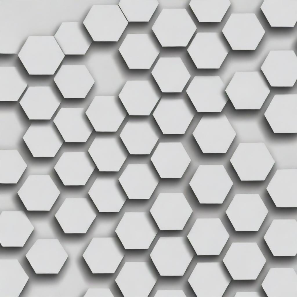 Generate a 600x600 illustration of a hexagon grid.