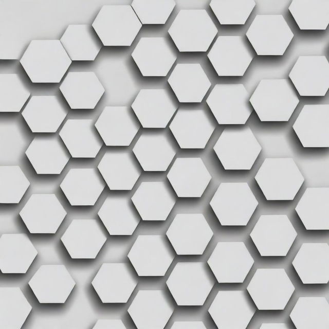 Generate a 600x600 illustration of a hexagon grid.