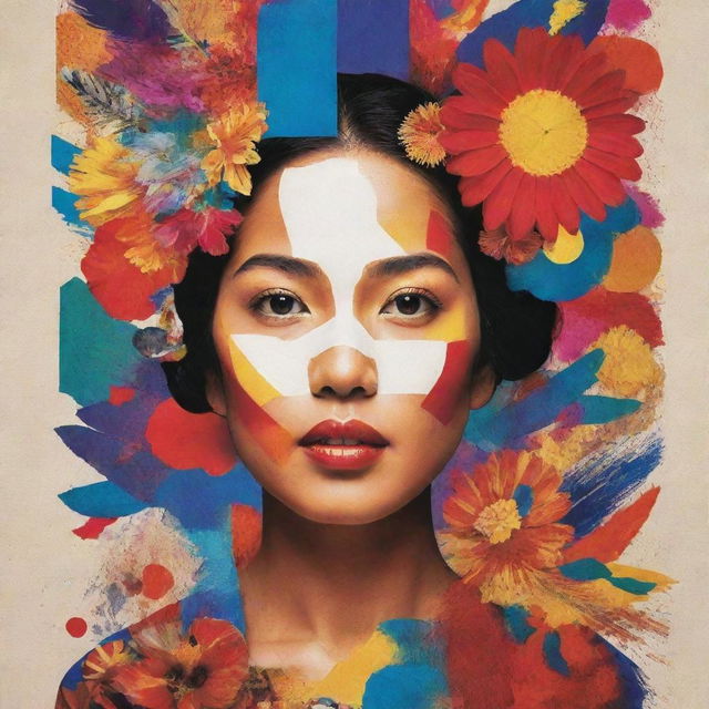 A vibrant and compelling promotional poster that embodies the beauty of contemporary arts in the Philippines, featuring iconic Filipino elements, modern art mediums, and cultural nuances.