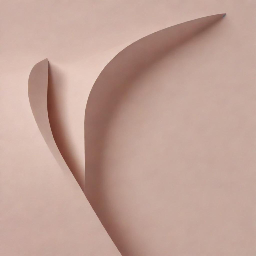 A shape representing modern-day romance. Abstract yet endearing, harmoniously blending sharp edges and soft curves.