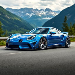 A stunning Alpine A110 1600S with a custom widebody kit