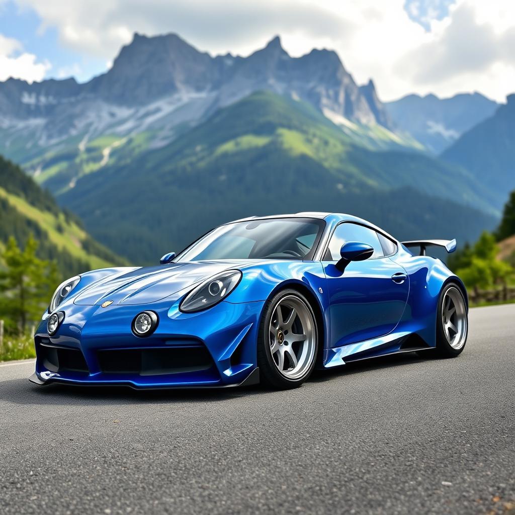 A stunning Alpine A110 1600S with a custom widebody kit