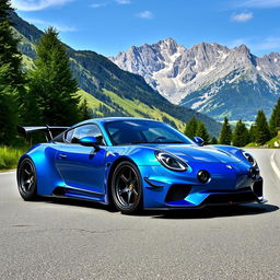 A stunning Alpine A110 1600S with a custom widebody kit