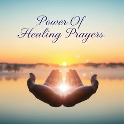 A serene and peaceful scene capturing the essence of healing prayers