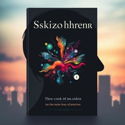 A thought-provoking book cover design that represents the complexities of schizophrenia