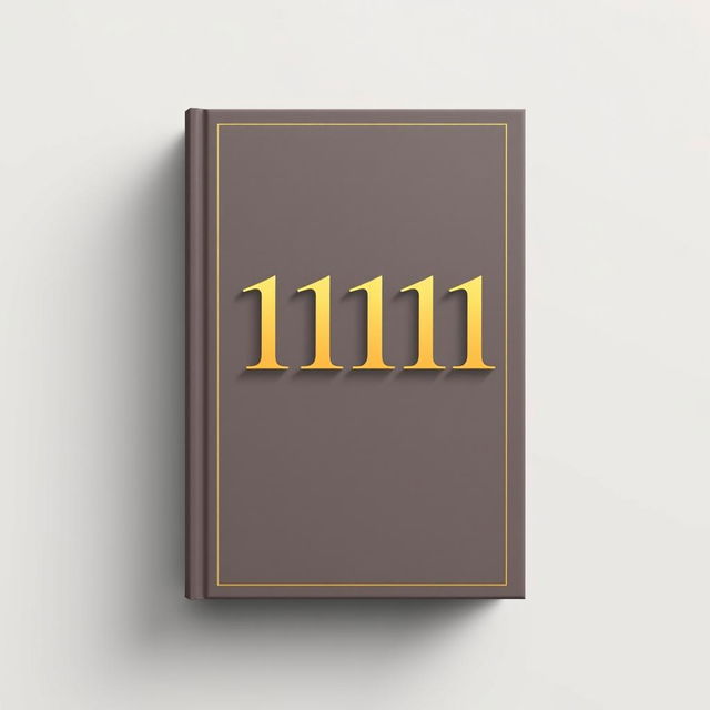 A creative and artistic image featuring an elegant display of the book title "1111" prominently