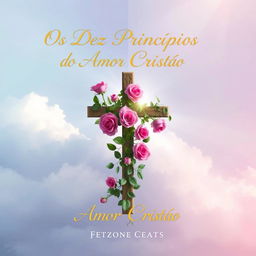 An inspirational ebook cover for "Os Dez Princípios do Amor Cristão"