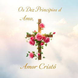 An inspirational ebook cover for "Os Dez Princípios do Amor Cristão"