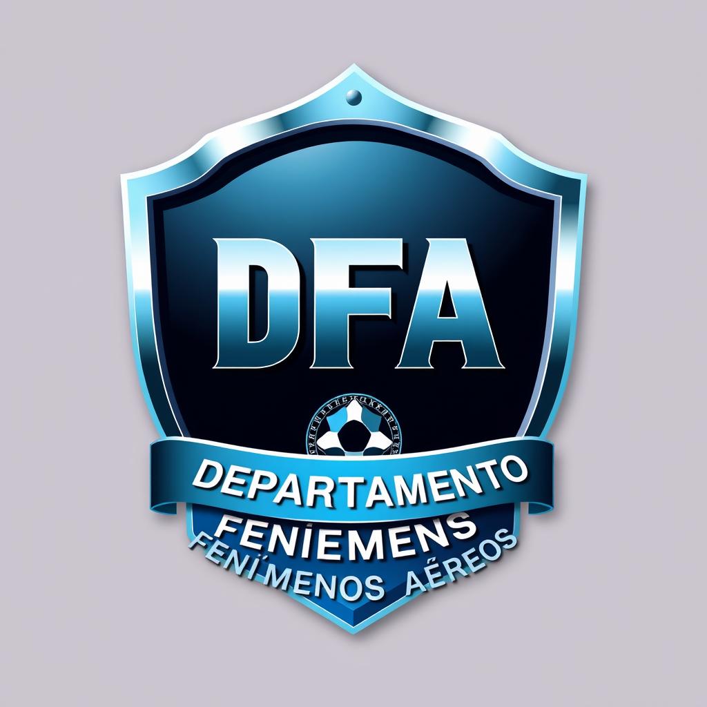 A visually captivating badge design featuring the acronym 'DFA' boldly positioned at the top in a strong, professional typeface