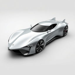 A sports coupe designed in the shape of a torpedo, epitomizing speed and aerodynamics