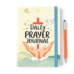 A visually stunning daily prayer journal with a positive and uplifting theme