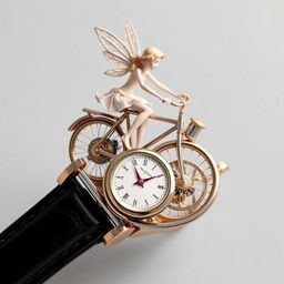 A luxurious and artistic watch inspired by the Lady Faerie metier d'art concept, drawing from Van Cleef & Arpels' Lady Feerie