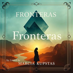 An intriguing book cover design for "Fronteras" by Marcia Kupstas