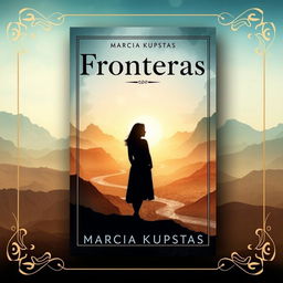 An intriguing book cover design for "Fronteras" by Marcia Kupstas