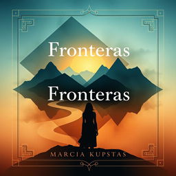 An intriguing book cover design for "Fronteras" by Marcia Kupstas