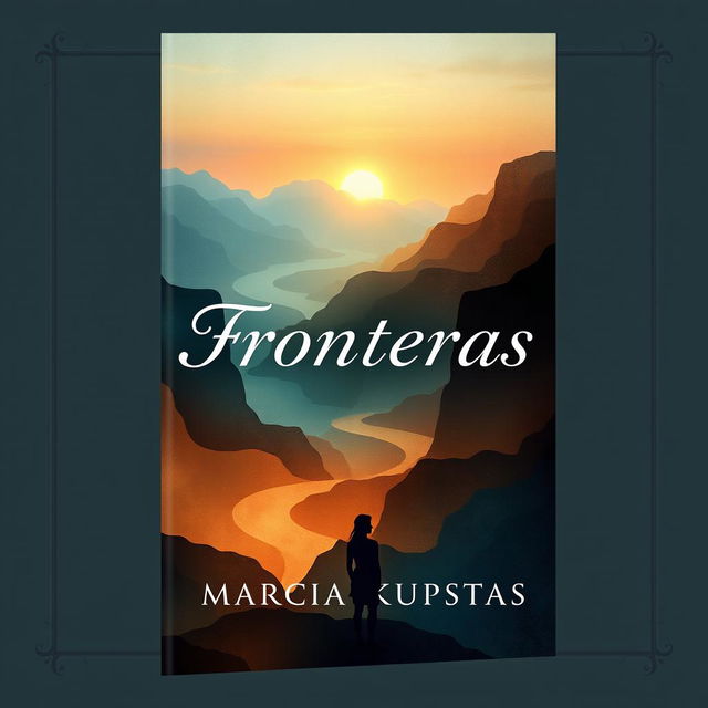 An intriguing book cover design for "Fronteras" by Marcia Kupstas