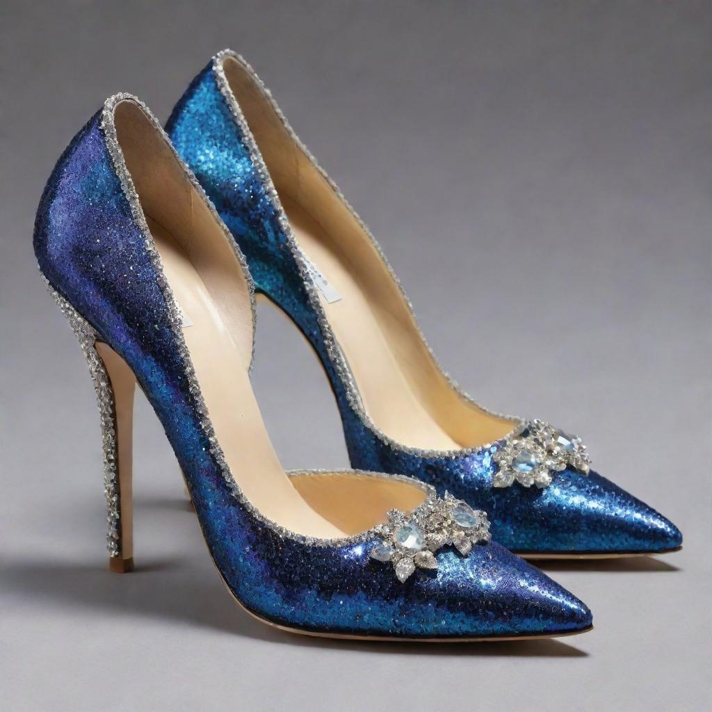 Imagine an extravagant, beyond compare pair of shoes, made of breathtaking celestial material and adorned with priceless galaxy gems. The price tag reads an astronomical number: 100000000000000000000909 dollars