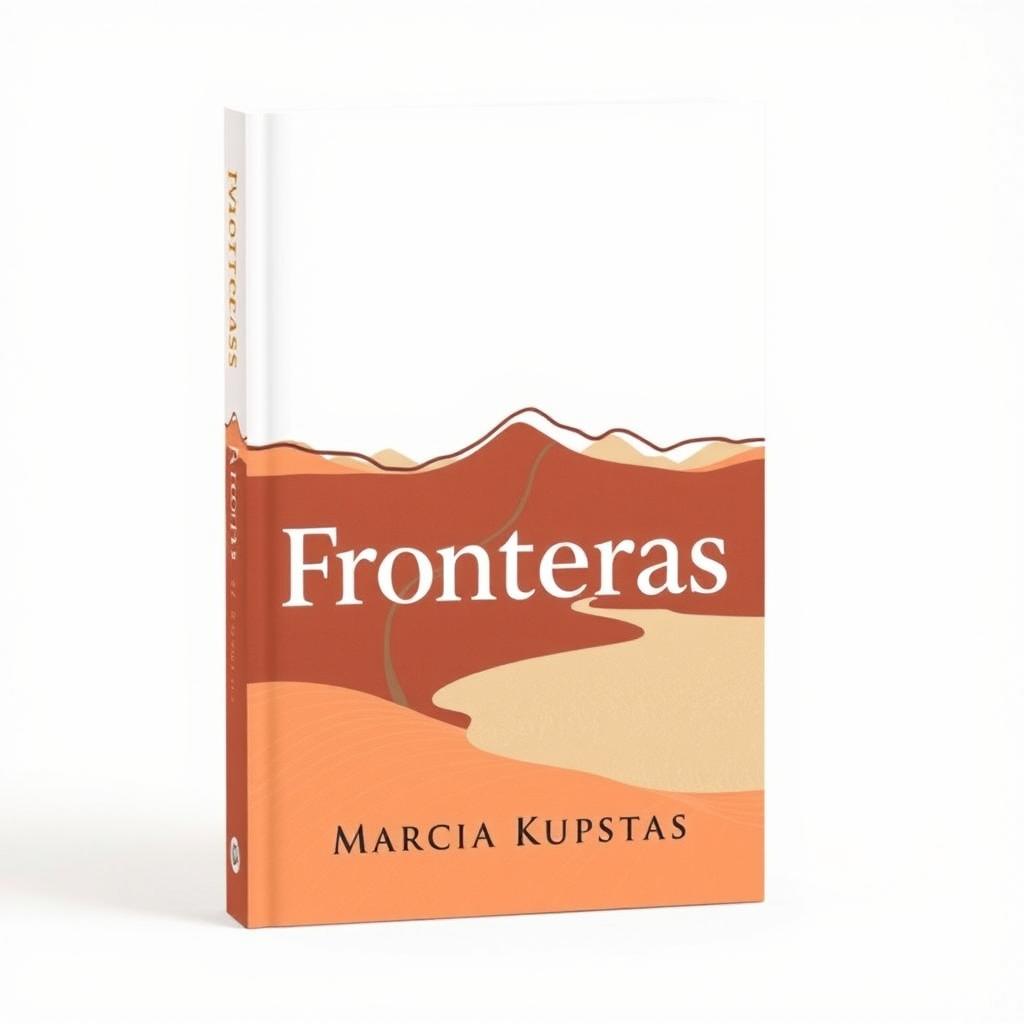 A captivating yet simplified book cover for "Fronteras" by Marcia Kupstas