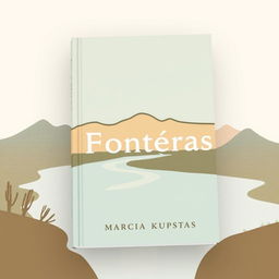 A captivating yet simplified book cover for "Fronteras" by Marcia Kupstas