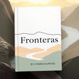 A captivating yet simplified book cover for "Fronteras" by Marcia Kupstas