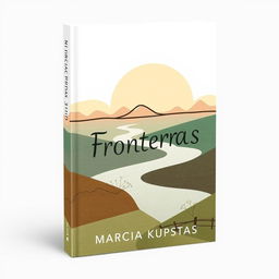 A captivating yet simplified book cover for "Fronteras" by Marcia Kupstas