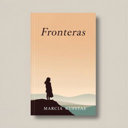 A simple yet captivating book cover for "Fronteras" by Marcia Kupstas