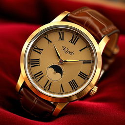 A stylish, vintage-inspired wristwatch representing the 'old money' aesthetic, yet not available on the market