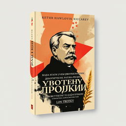 A book cover design for "Как стать Львом Троцким: Руководство по Развитию Мышления и Способностей" by Петр Павлович Пигарев