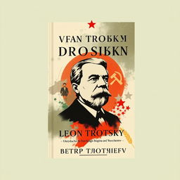 A book cover design for "Как стать Львом Троцким: Руководство по Развитию Мышления и Способностей" by Петр Павлович Пигарев