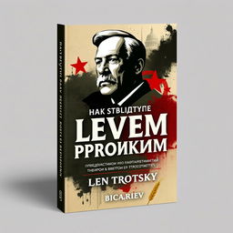 A book cover design for "Как стать Львом Троцким: Руководство по Развитию Мышления и Способностей" by Петр Павлович Пигарев