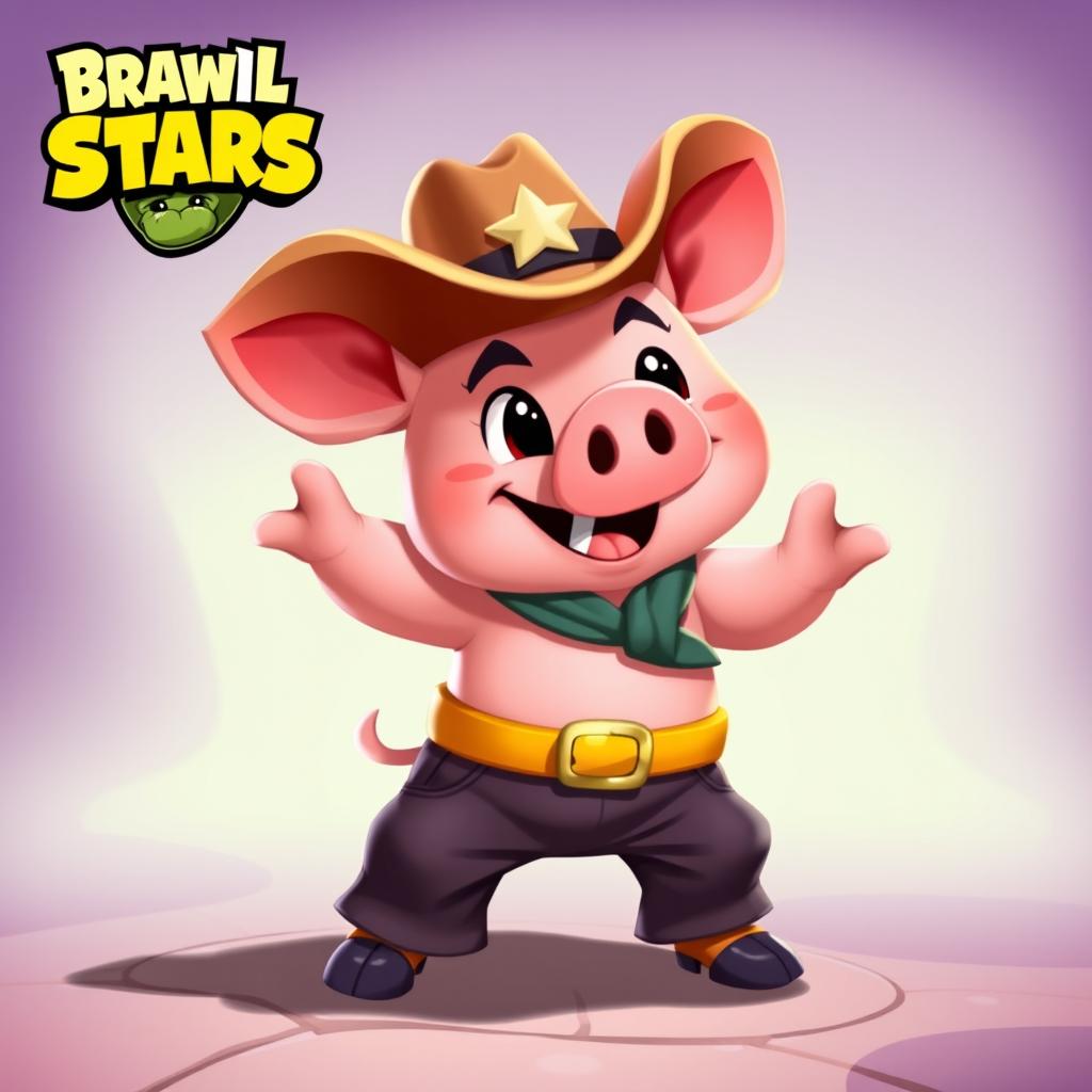 A new brawler character for a game inspired by Brawl Stars