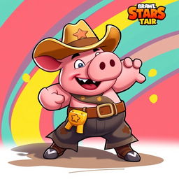 A new brawler character for a game inspired by Brawl Stars