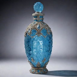 An ornate, extraordinary bottle of water crafted from gem-encrusted glass, filled with pristine water from a mystical source, so precious and rare it's deemed priceless