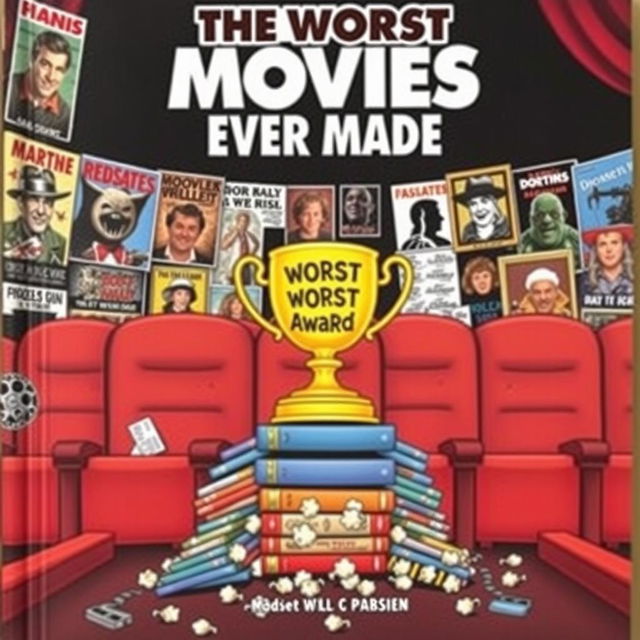 An illustrated guide titled 'The Worst Movies Ever Made'