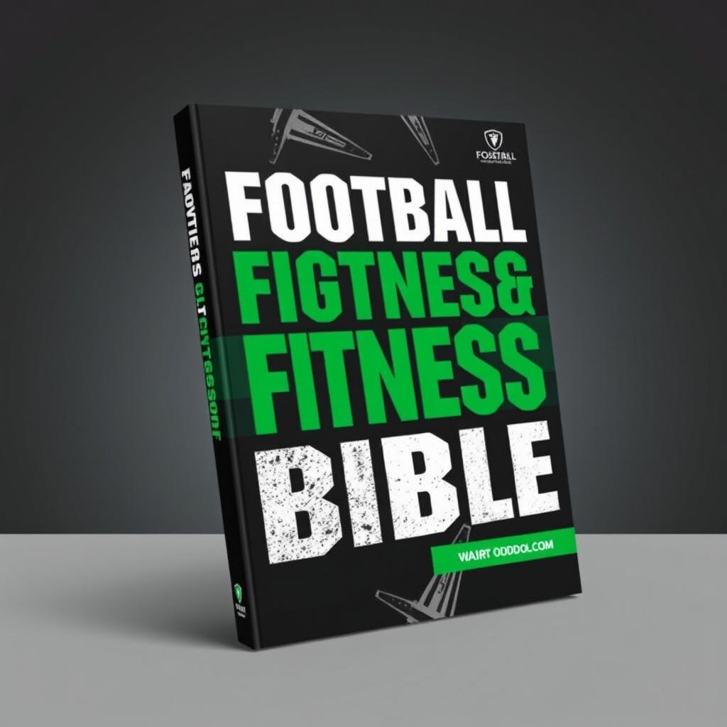 A book cover for "Football Fitness Bible" with the title prominently displayed