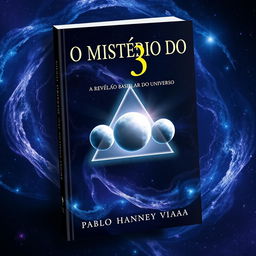 A book cover for 'O MISTÉRIO DO 3 - A REVELAÇÃO BASILAR DO UNIVERSO' by Pablo Hanney Viana