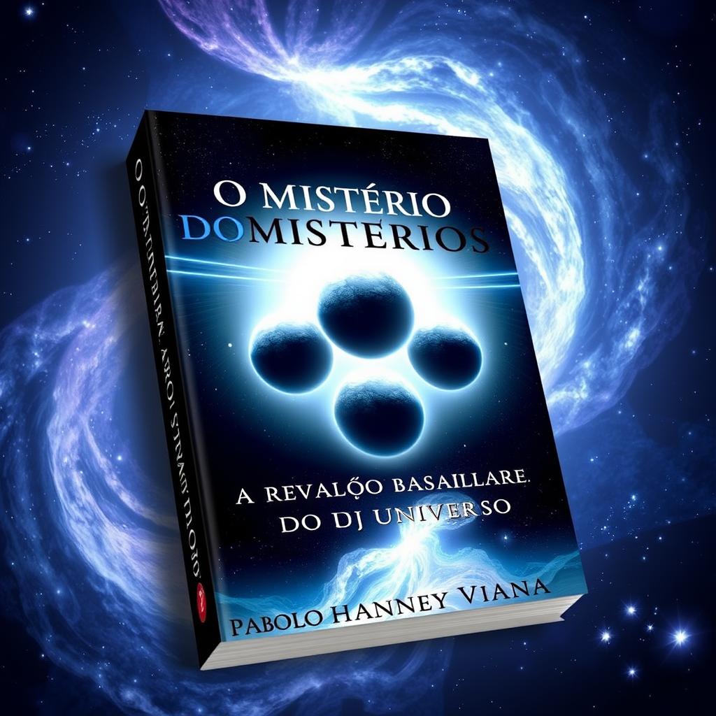 A book cover for 'O MISTÉRIO DO 3 - A REVELAÇÃO BASILAR DO UNIVERSO' by Pablo Hanney Viana