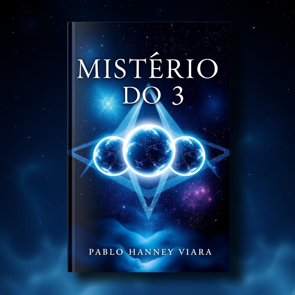 A captivating book cover for 'MISTÉRIO DO 3' by Pablo Hanney Viana