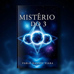 A captivating book cover for 'MISTÉRIO DO 3' by Pablo Hanney Viana