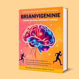 An eye-catching book cover for a revolutionary work exploring the interconnection between the brain and body