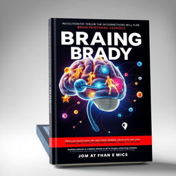 An eye-catching book cover for a revolutionary work exploring the interconnection between the brain and body