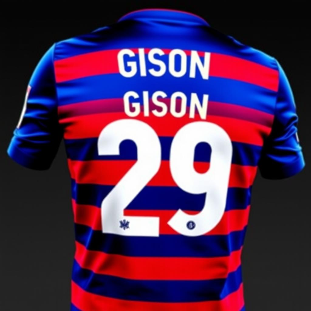 A 2014/15 season FC Barcelona football jersey featuring the iconic Blaugrana design