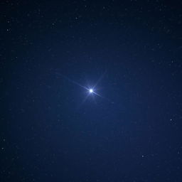 A mesmerizing night sky featuring the bright Evening Star, Venus shining brilliantly among a sea of countless stars