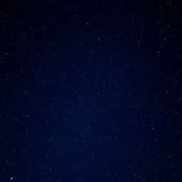 A captivating night sky filled with twinkling stars, creating a beautiful and serene atmosphere