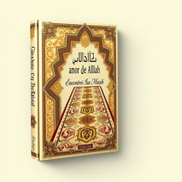 A captivating book cover featuring intricate Islamic details, showcasing a safe and straight path