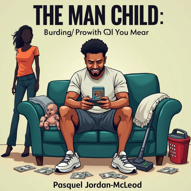 A book cover for "The Man Child" by Pasquel Jordan-McLeod